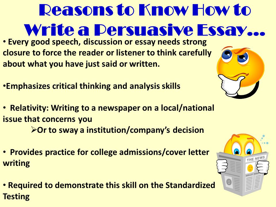 How to Create a Thesis Statement for a Persuasive Essay